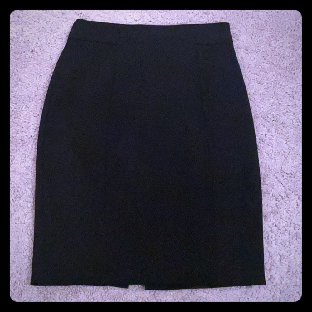 H&M black pencil skirt size 2